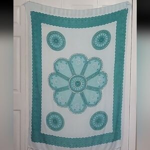 62" x 43" Sarong, Beach Cover-Up, Wall Hanging, Curtain, material, from Mexico